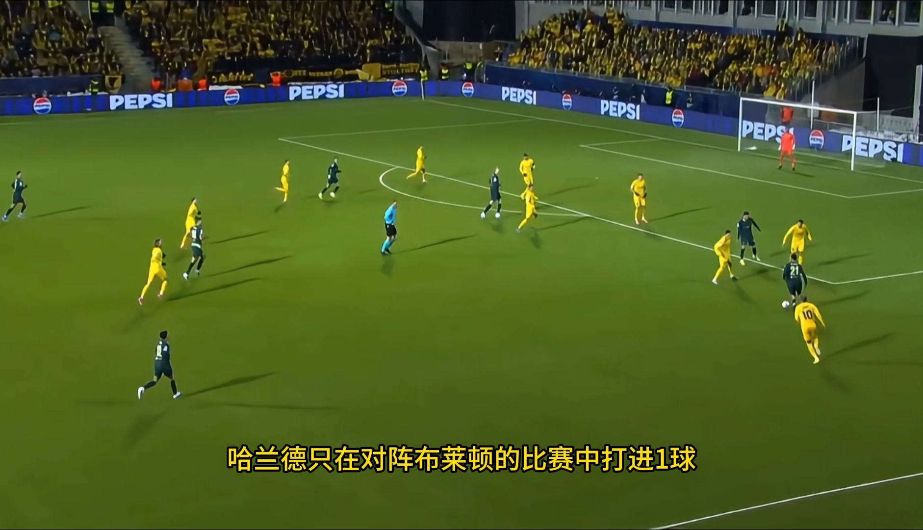  英超哈兰德进球视频 